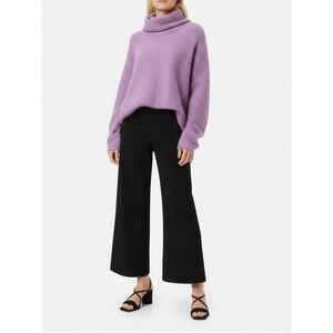 NWT Catherine Malandrino Large Lavender Cowl Neck Sweater